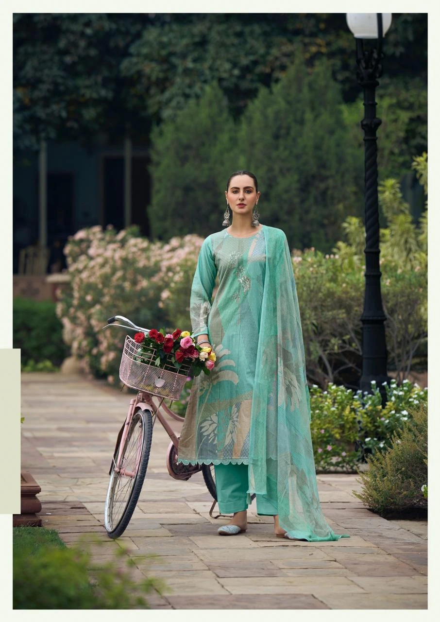Prm Trendz Maritza Pure Lawn Cotton Wholesale Fancy Salwar Suit Catalog — Wholesale Salwar Suits, MPA wholesale from Surat - Gallery Image 4